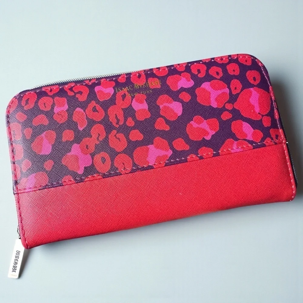 Isaac Mizrahi Poppy Leopard Cosmetic Brush Case NWOT